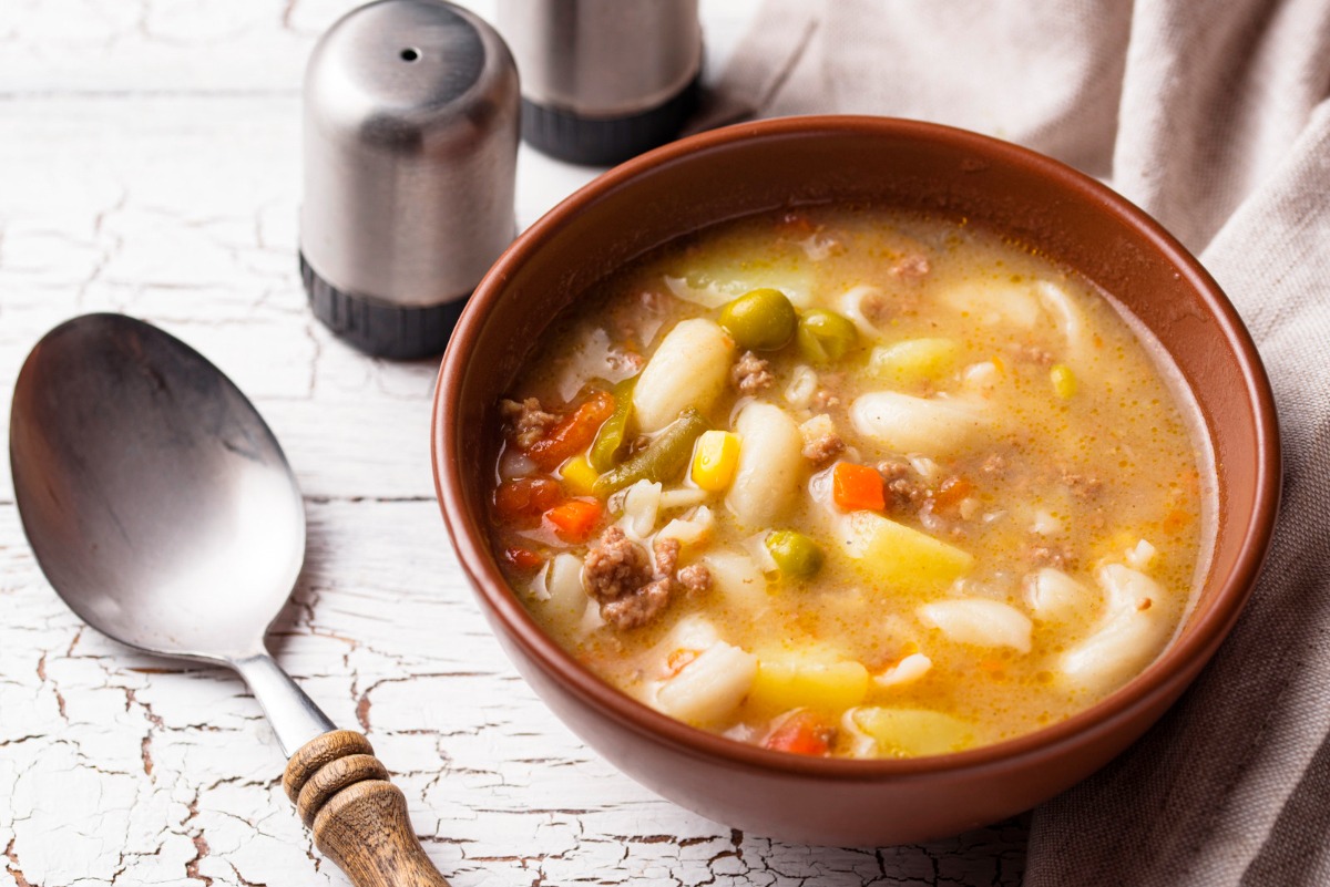 hamburger potato soup