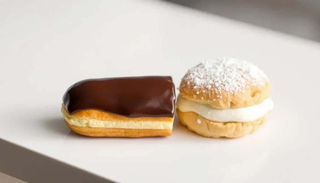 Éclair the Same as Cream Puff