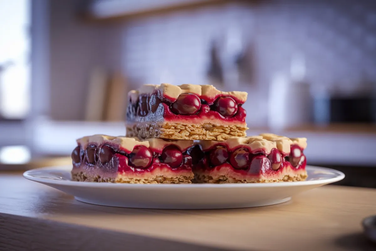 Grandma's Christmas Cherry Bars