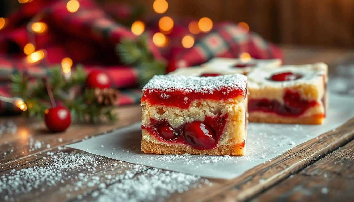 Old Fashioned Christmas Cherry Bars
