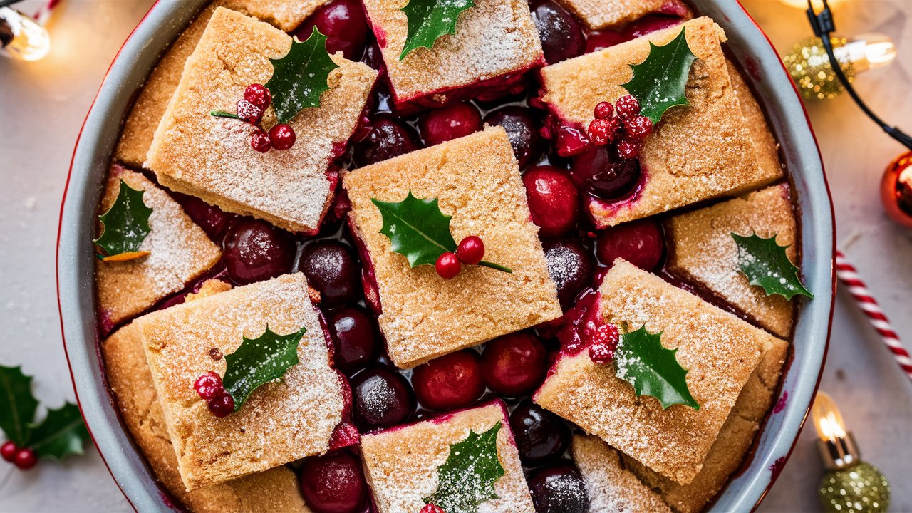 Christmas Cherry Bars