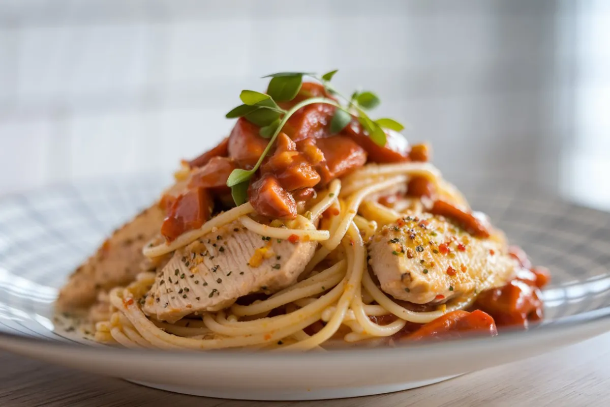 chicken spaghetti with rotel