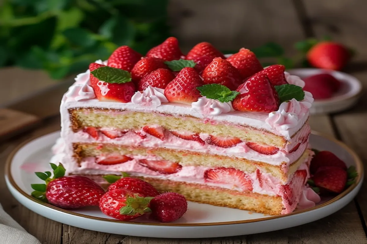 strawberry cake recipe