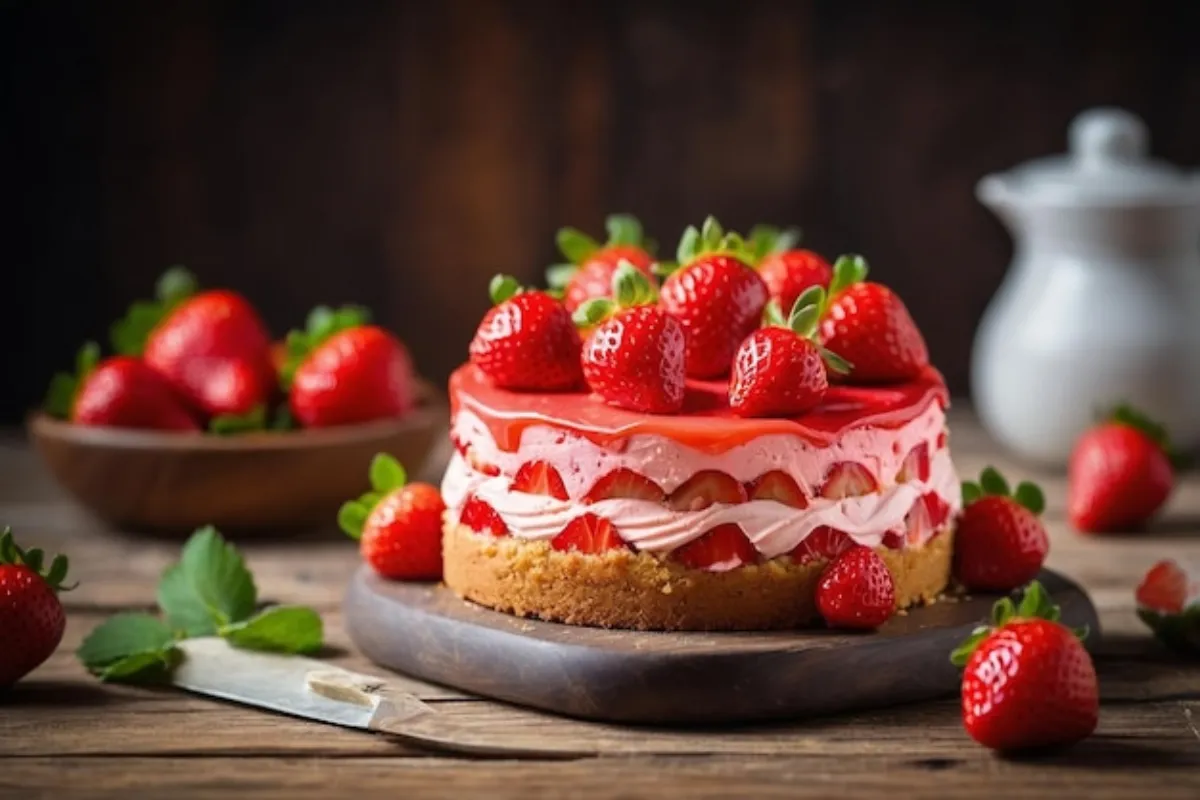 strawberry cake recipe