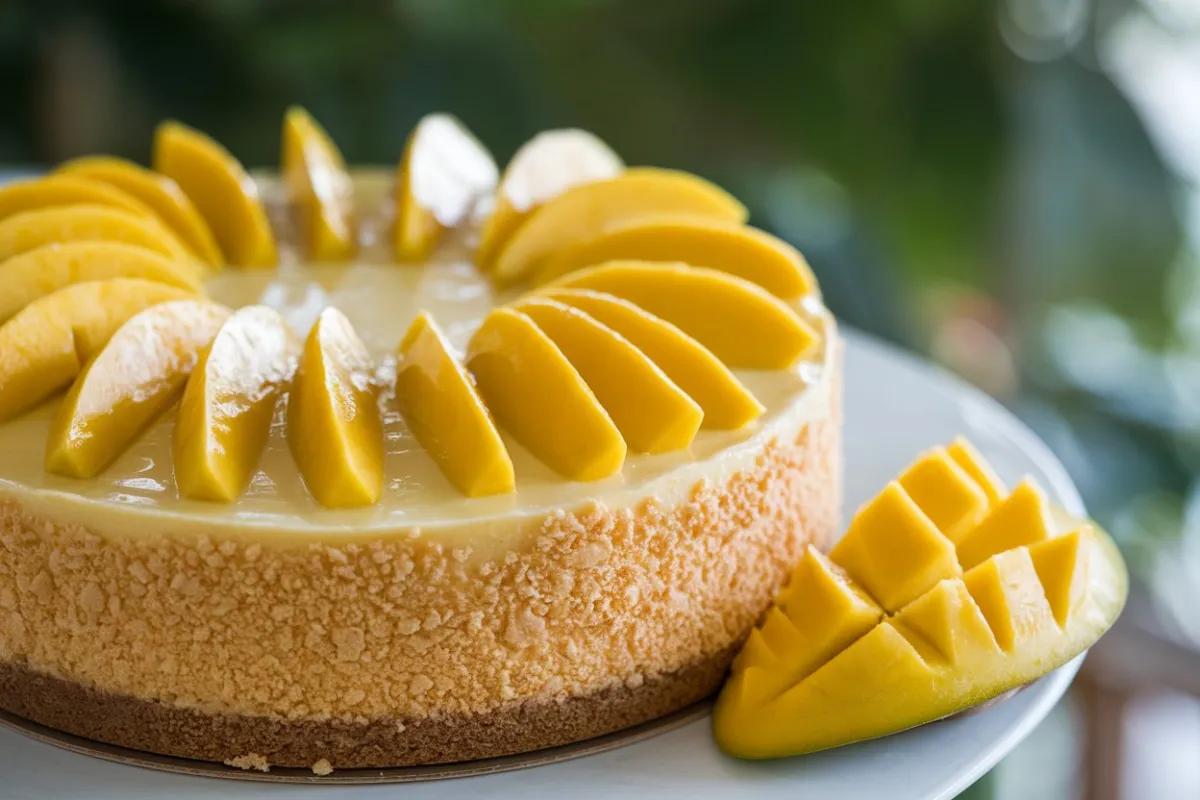 mango-cheesecake