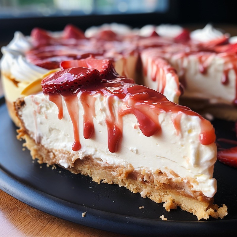 Snickers Strawberry Cheesecake