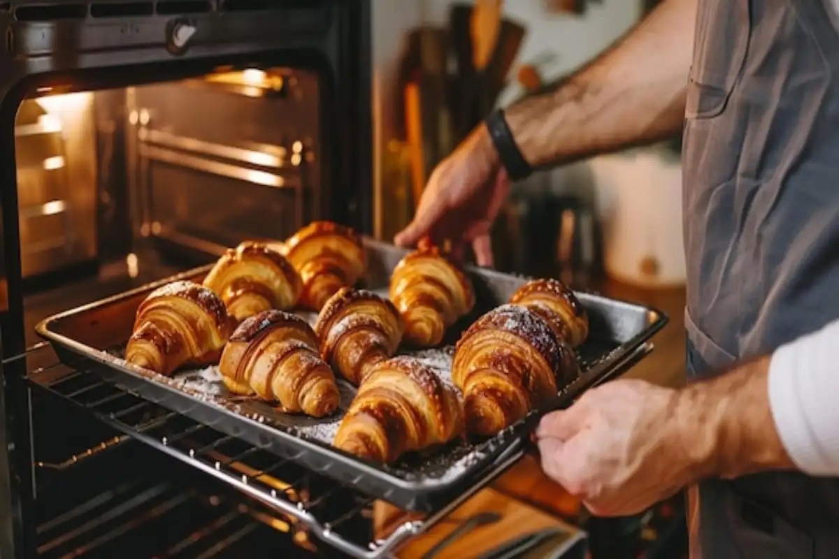 Toast a Croissant on a Pan