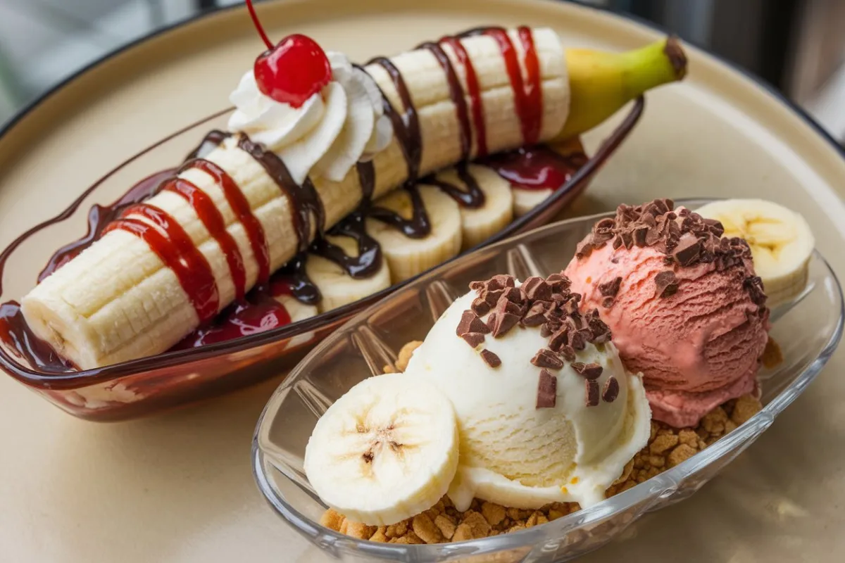 Banana Split and a Banana Royale