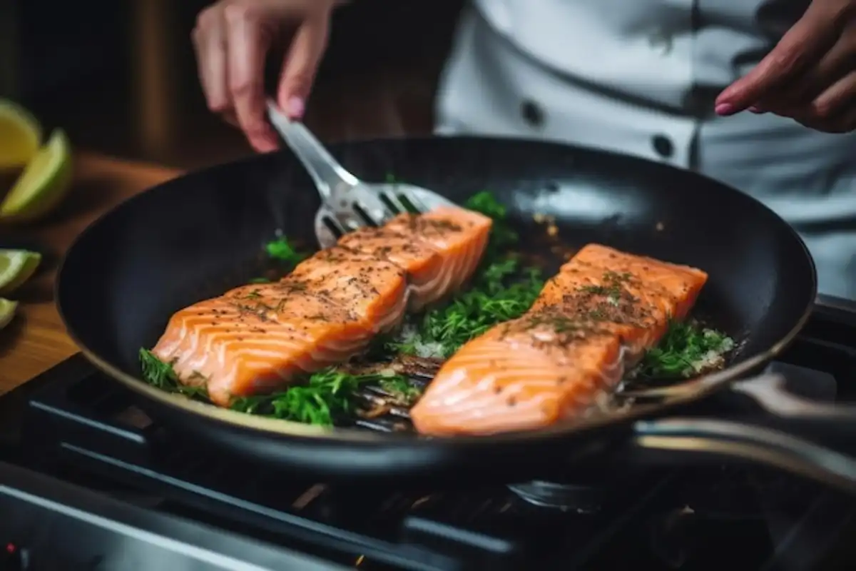 How to properly pan fry salmon?