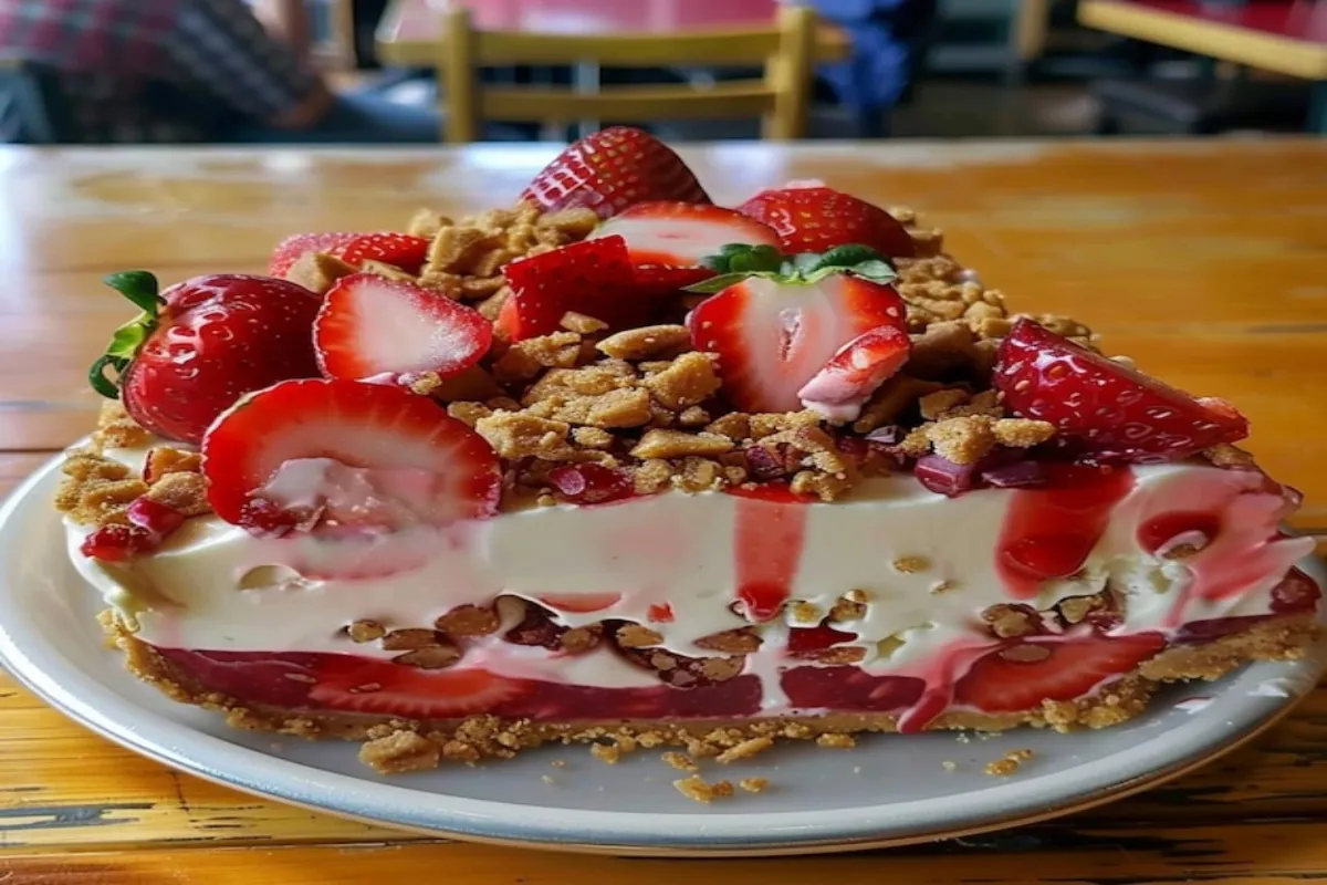 Strawberry Crunch Cheesecake