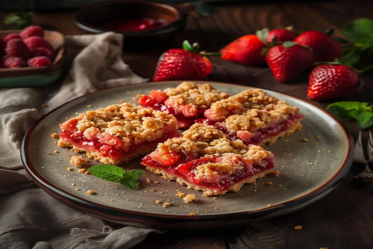 Strawberry Crunch Bars Recipe