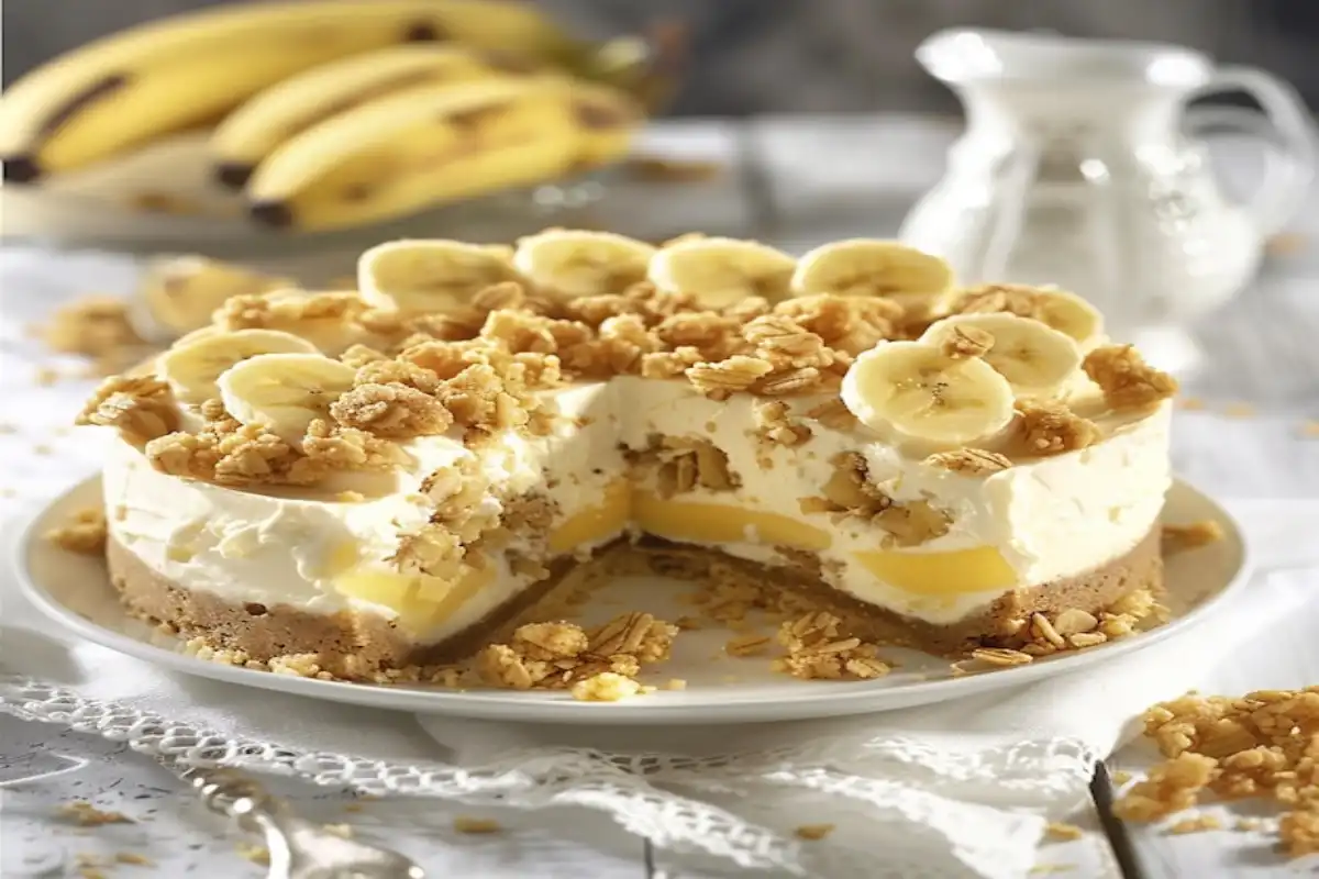 Banana Pudding Crunch Cheesecake