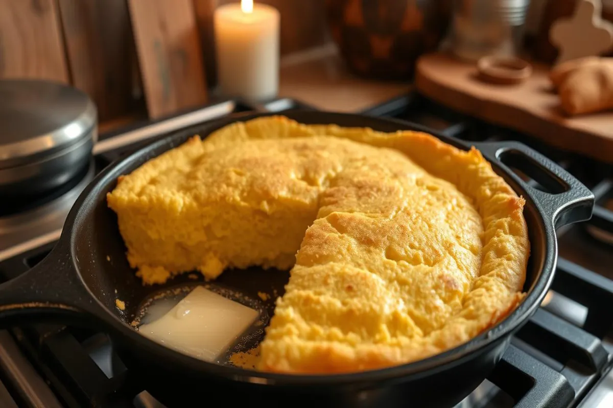 Fry Cornbread on Stovetop