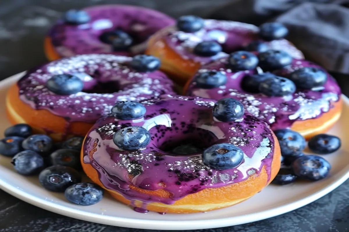 Blueberry Cake Donut