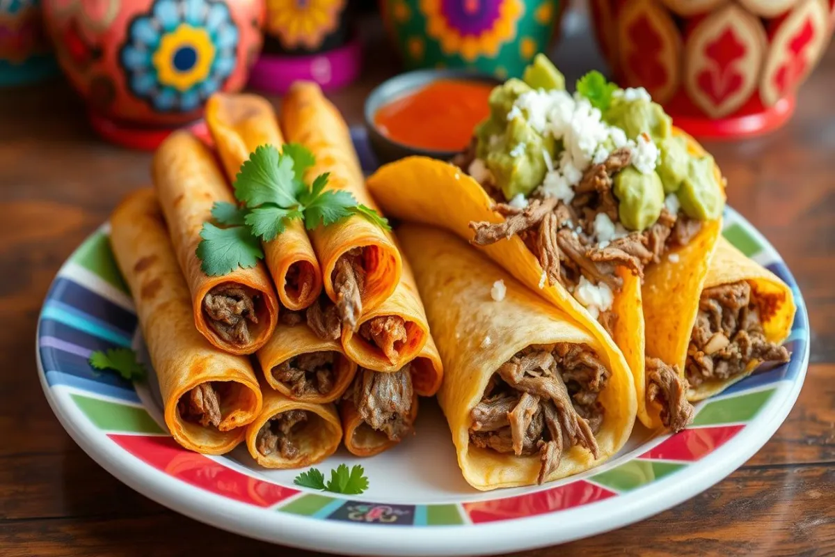 What's the Difference Between Taquitos and Rolled Tacos